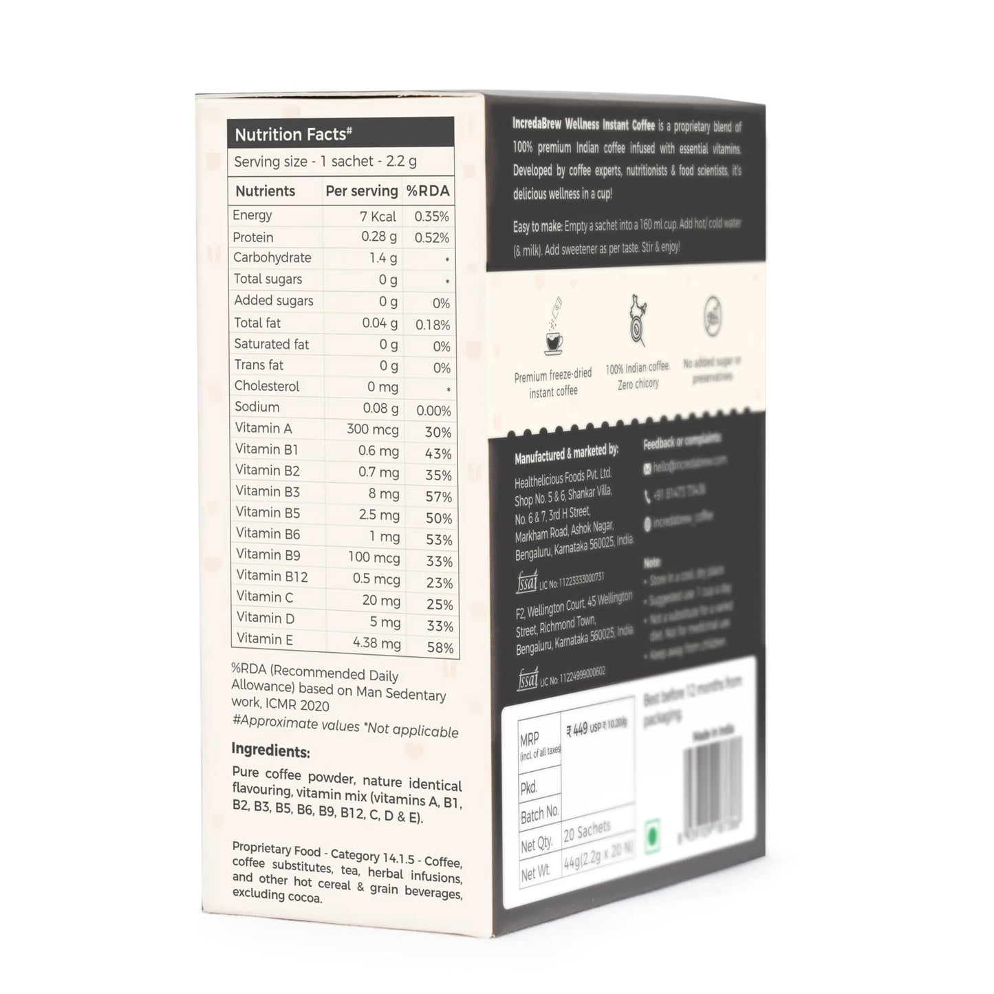 Assorted Flavours Wellness Instant Coffee