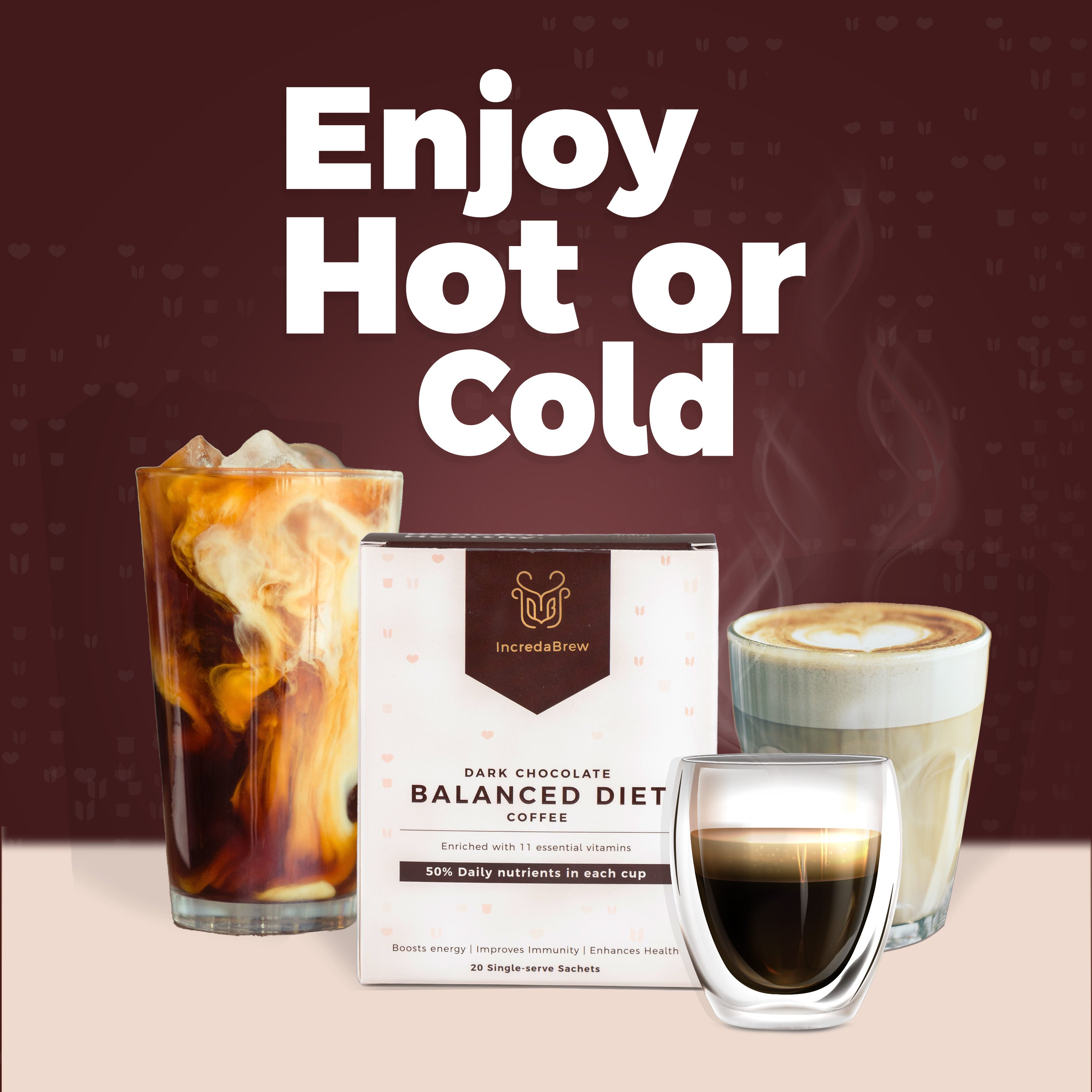Dark Chocolate Wellness Instant Coffee