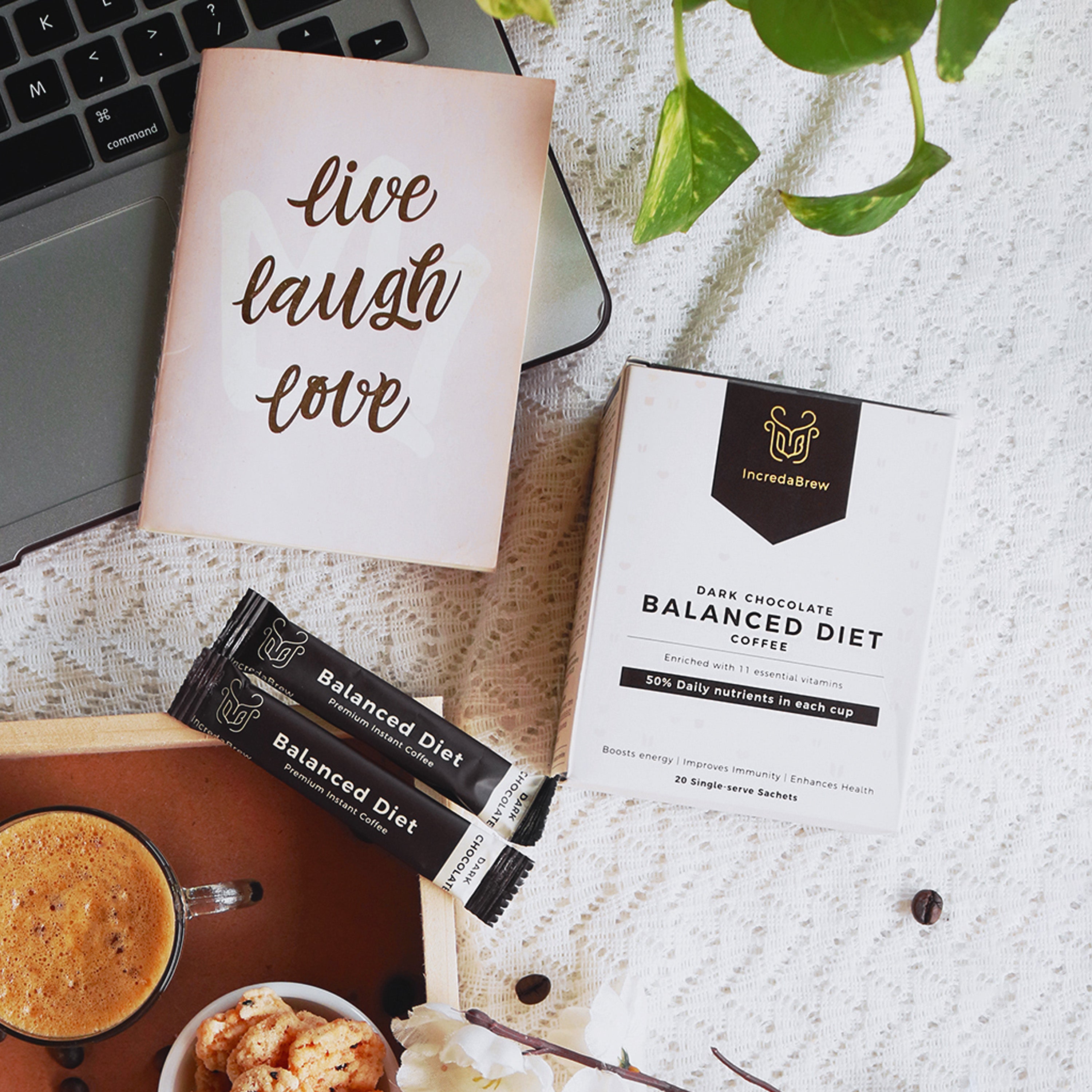 Dark Chocolate Wellness Instant Coffee