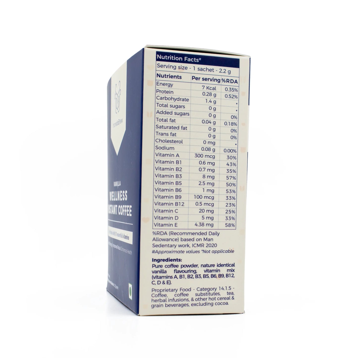 Vanilla Wellness Instant Coffee