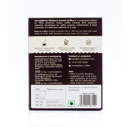 Dark Chocolate Wellness Instant Coffee