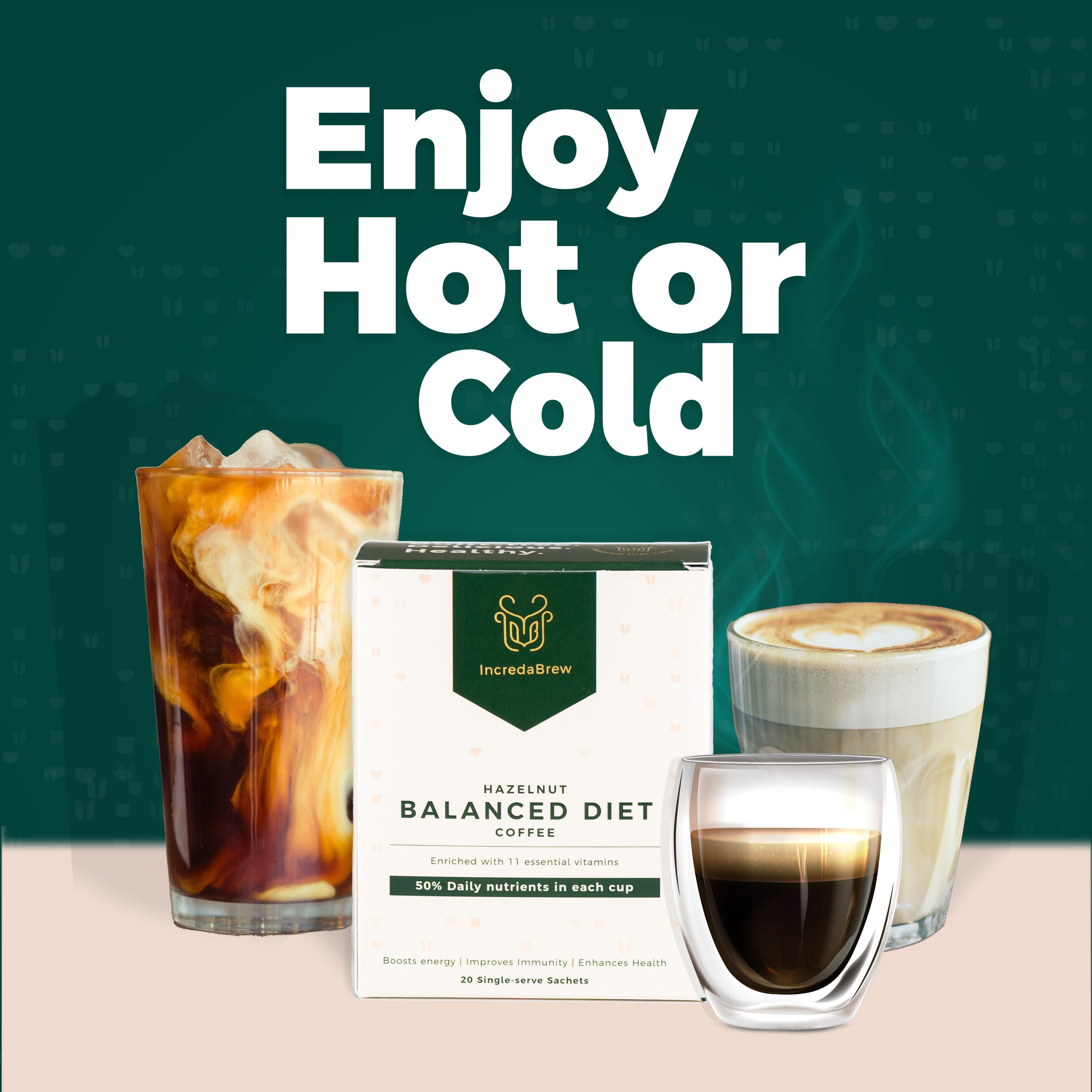 Hazelnut Wellness Instant Coffee + Free Frother