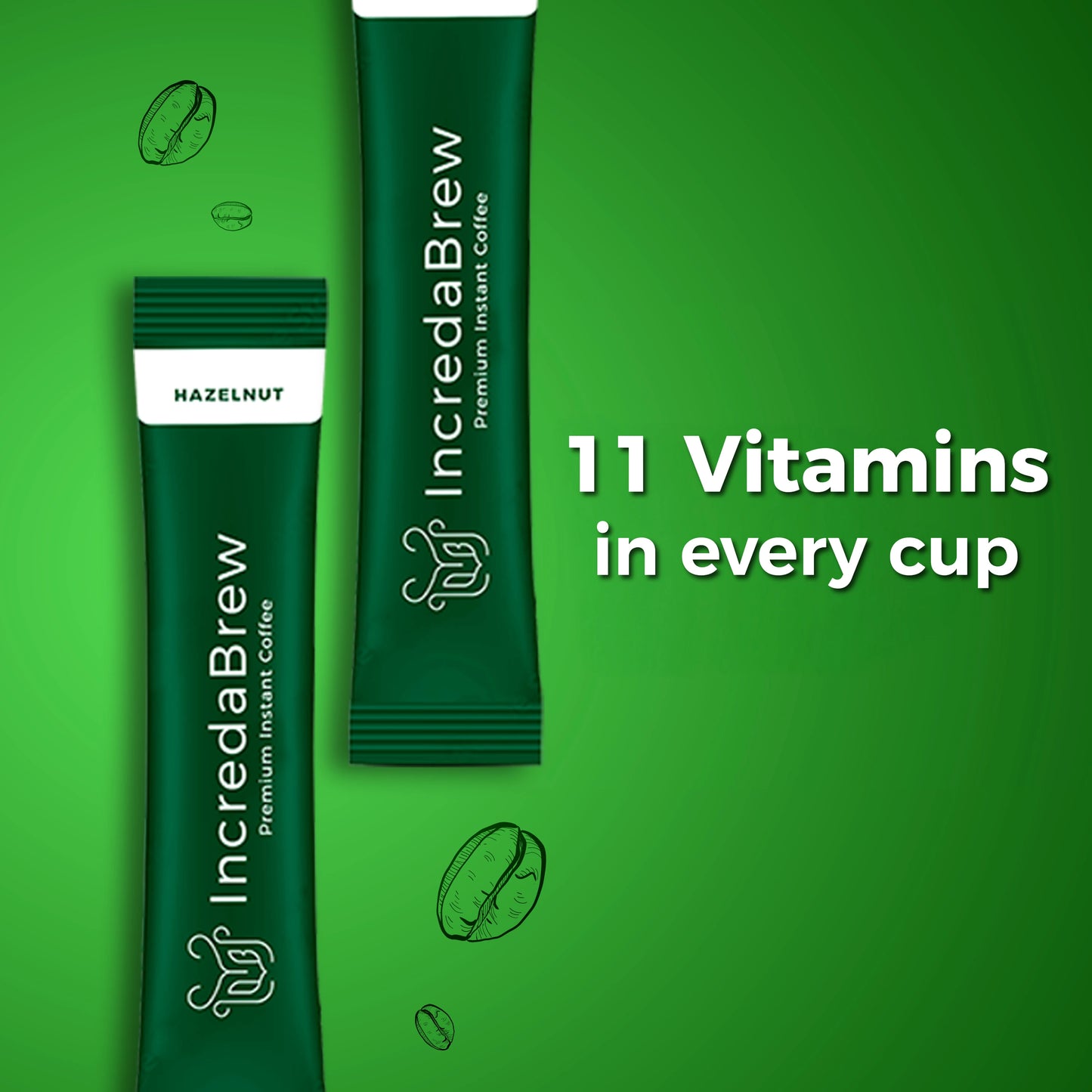 Hazelnut Wellness Instant Coffee