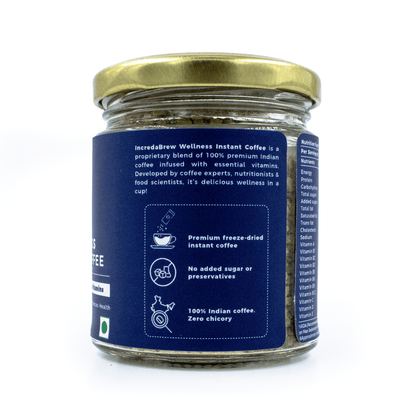 Vanilla Wellness Instant coffee -  50 Gms Jar