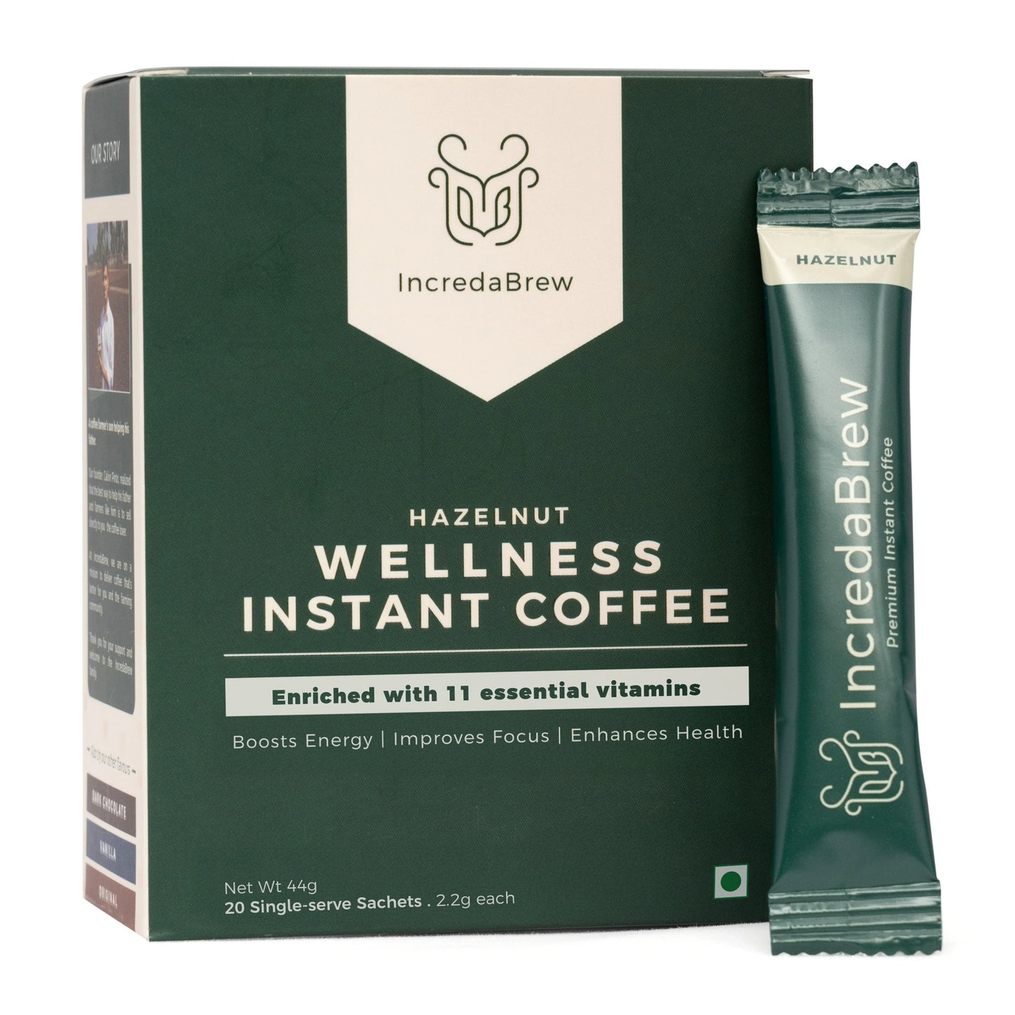 Hazelnut Wellness Instant Coffee