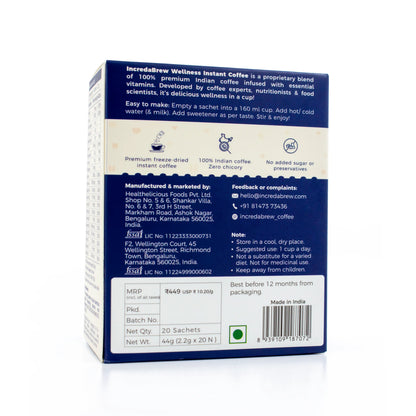 Vanilla Wellness Instant Coffee