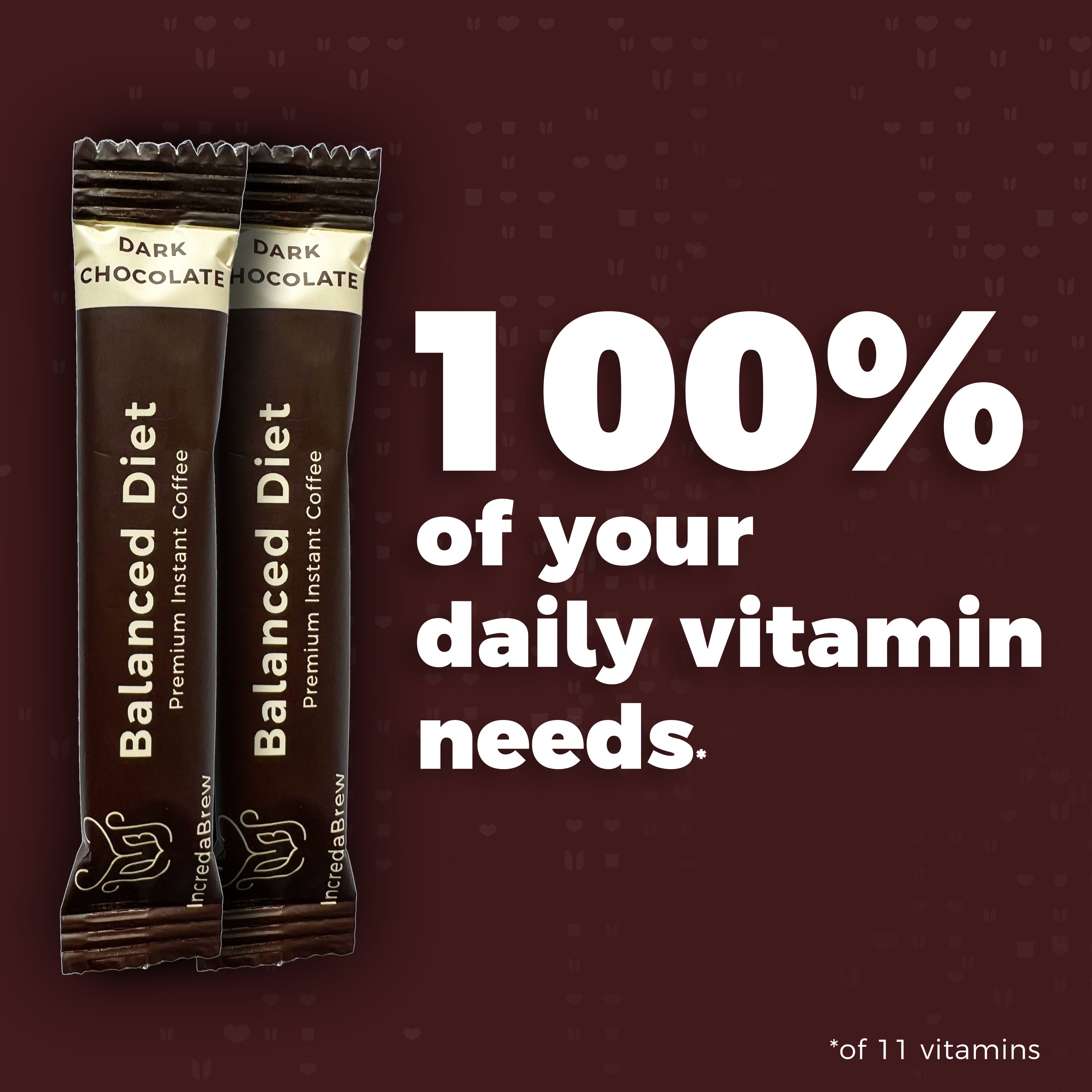 Dark Chocolate Wellness Instant Coffee + Free Frother