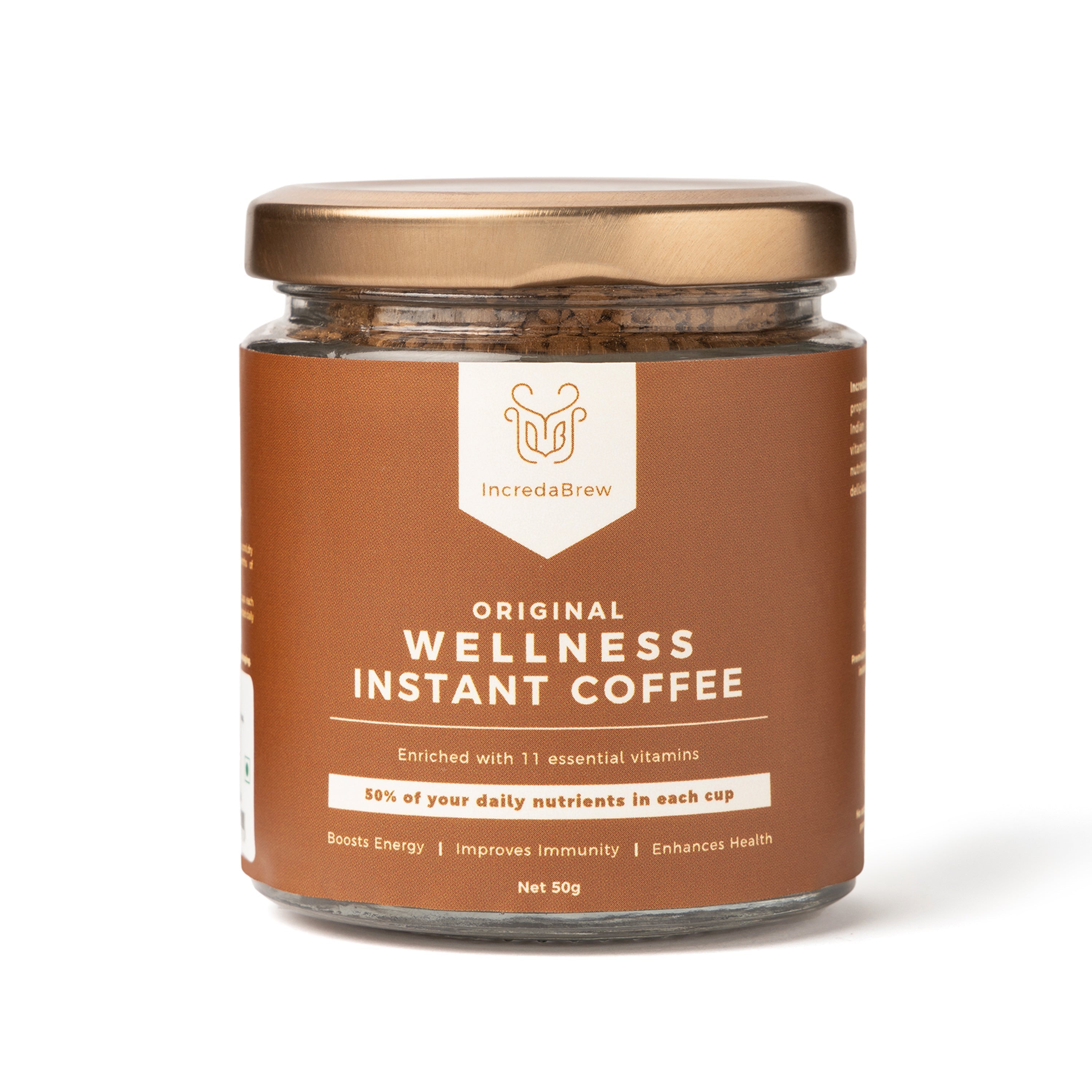 Original Wellness Instant Coffee - 50 gm Jar + Free Mug