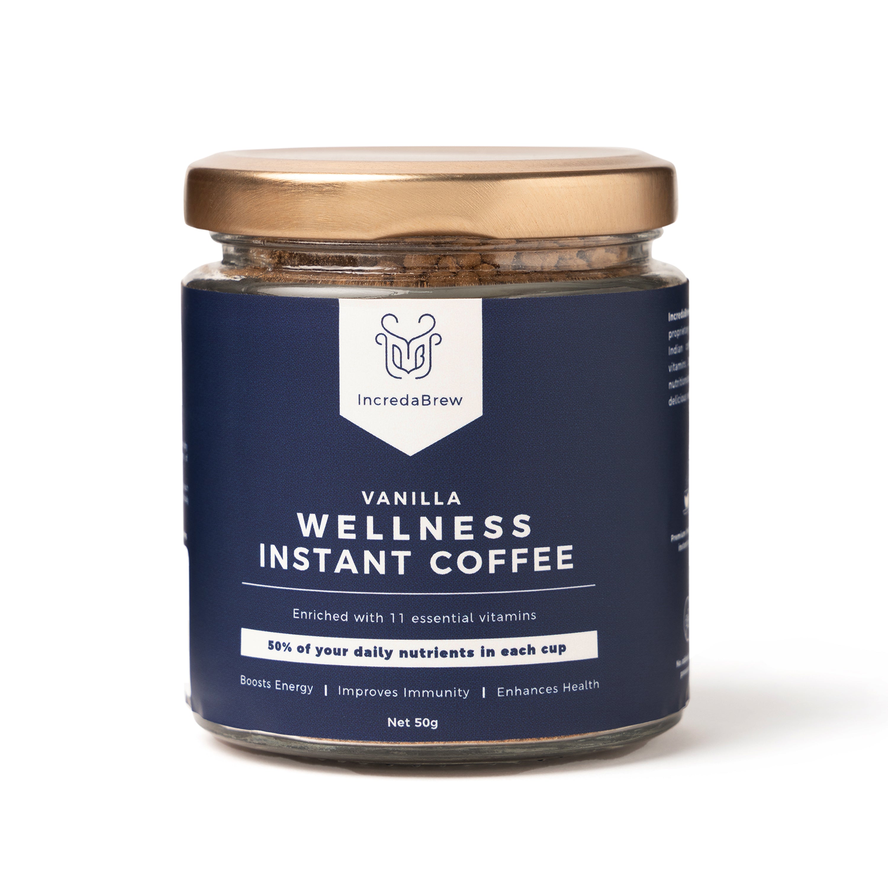Vanilla Wellness Instant coffee -  50 Gm Jar
